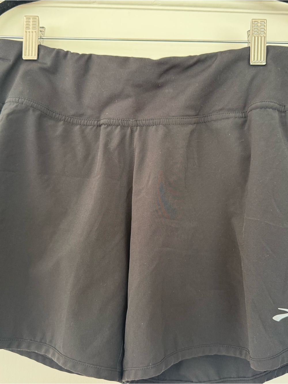 Brooks Black Women's Athletic Shorts with inner tights